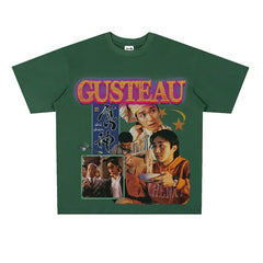 Film Star T Shirt Classic Movie Zhou Xingchi Short Sleeve American Retro T-shirt Men and Women