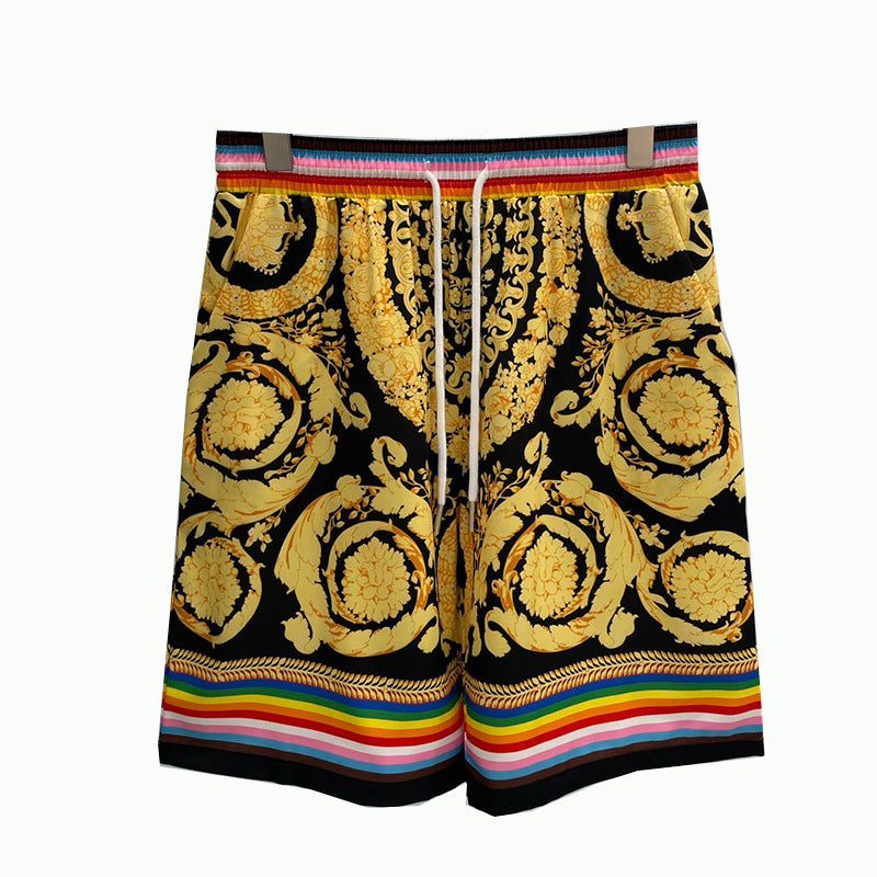 East Coast Shorts Summer Casual Digital Print Men's Shorts Beach Shorts