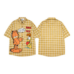 Ellie Seattle Shirt Lapel Cartoon Short Sleeve Shirt