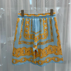 East Coast Shorts Summer Casual Digital Print Men's Shorts