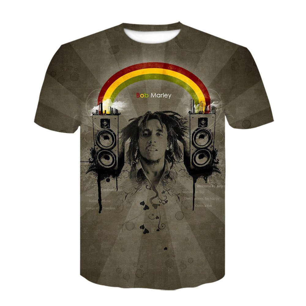 Juice WRLD T Shirt Rapper Juice WRLD Trendy 3D Printed T-shirt