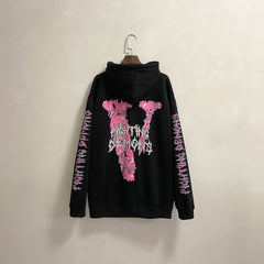 Juice WRLD in Loving Memory Hoodie Autumn and Winter Juice-Wrld-X-Vlone3D Printed Loose Hooded Sweater