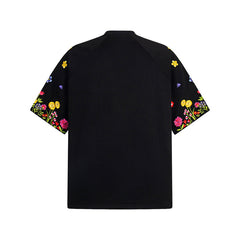 80s Casual Classics Shirts Vintage Floral Embroidery Short Sleeve T-Shirt