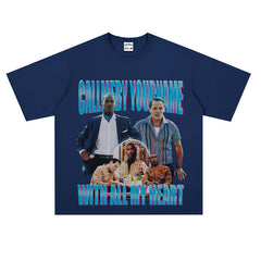 Film Star T Shirt Movie Green Book Loose Retro Street Pure Cotton Personalized T-shirt Men and Women