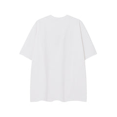 Camisas Vintage Hombre Vintage Washed Old Cleanfit Loose Short Sleeve T-Shirt