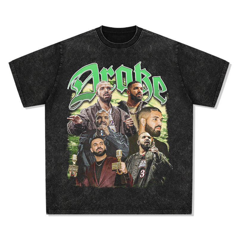 Drake T Shirts Hip Hop Loose T Shirts