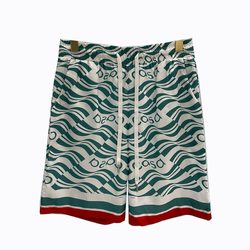 East Coast Shorts Summer Casual Digital Print Men's Shorts Beach Shorts