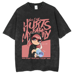 Men T Shirts Old Summer Washing Short Sleeve Printed T-Shirts