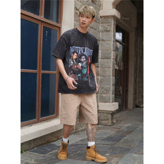 Film Star T Shirt Movie Westward Journey Stephen Chow Trendy Pure Cotton Short Sleeve Loose T-shirt