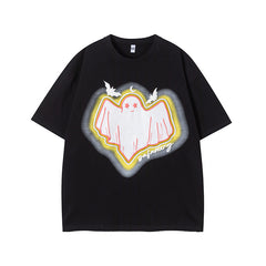 Camisas Vintage Hombre Short Sleeve T-Shirt Summer Loose Top