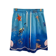 East Coast Shorts Summer Casual Digital Print Men's Shorts Beach Shorts