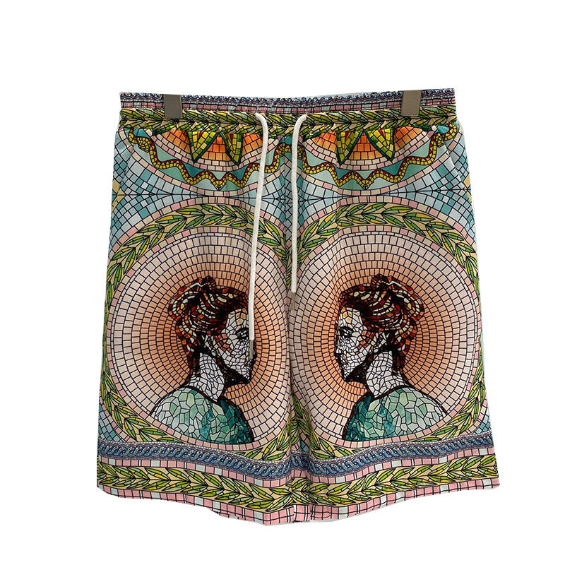 East Coast Shorts Summer Casual Digital Print Men's Shorts Beach Shorts