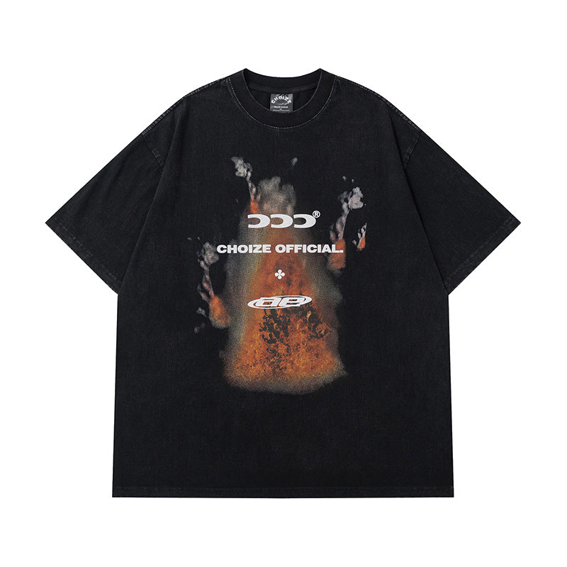 Camisas Vintage Hombre Short Sleeve T-Shirt