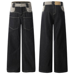 American Mens Jeans Zip Straight Jeans