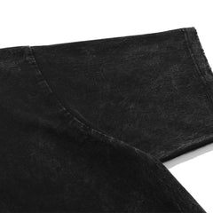 Mens T Shirts Washing Water Old Edging Short Sleeve T-Shirt Oversize