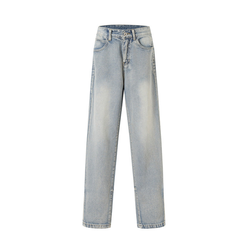 American Mens Jeans Vintage Wash Make Old Jeans