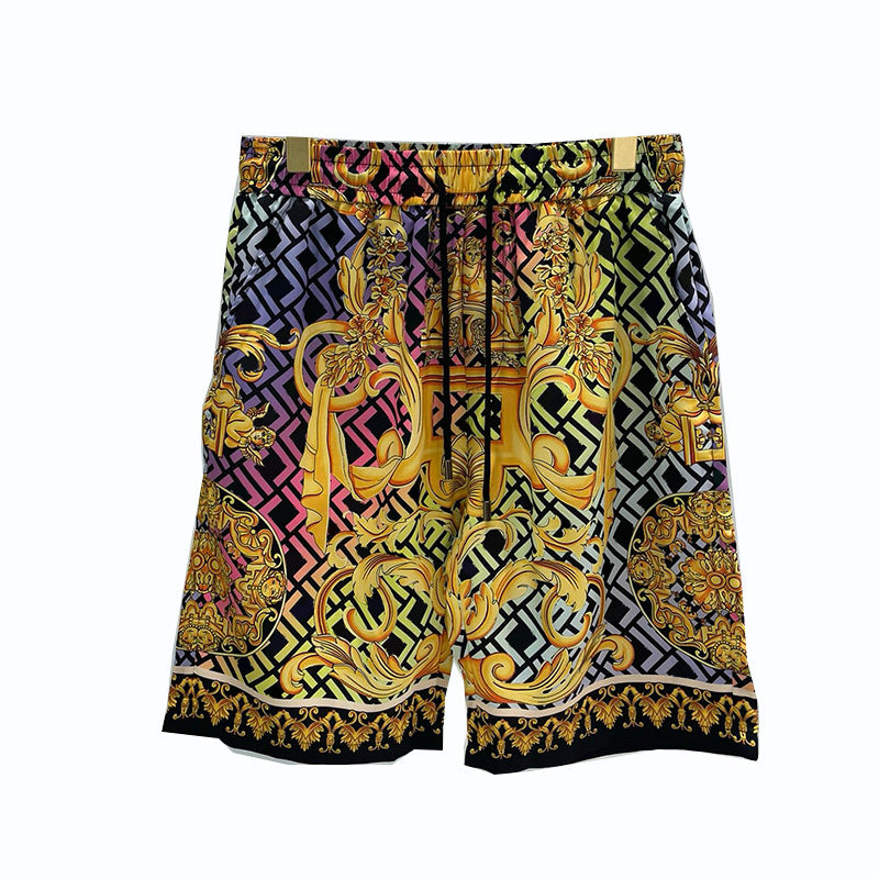 East Coast Shorts Summer Digital Print Men's Beach Pants Shorts