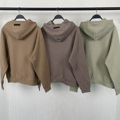 Fog Essentials Hoodie Flocking Logo Fleece Loose Hooded Sweater