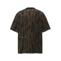 80s Casual Classics Shirts Vintage Alphabet Print Waves Loose Crew Neck Short Sleeve T-Shirt