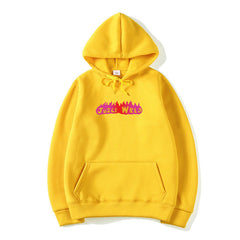 Juice WRLD in Loving Memory Hoodie Juice WRLD Flame Print Loose Fashion Sweater