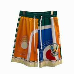 East Coast Shorts Summer Casual Digital Print Men's Shorts Beach Shorts