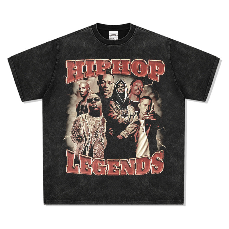 Detroit Eminem T Shirt Eminem Character Print Garden Crew Neck T Shirt