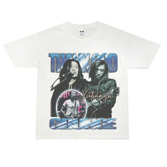 Film Star T Shirt Loose Weight Retro Street Cotton T-shirt