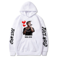 Juice WRLD in Loving Memory Hoodie Juice WRLD Printed Fashionable Loose Hooded Sweater