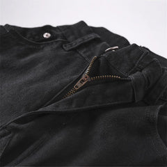 American Men Jeans Vintage Wash Old Straight Jeans