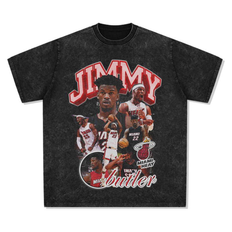 Kendrick Lamar T Shirts Vintage Washed Old Loose Short Sleeves