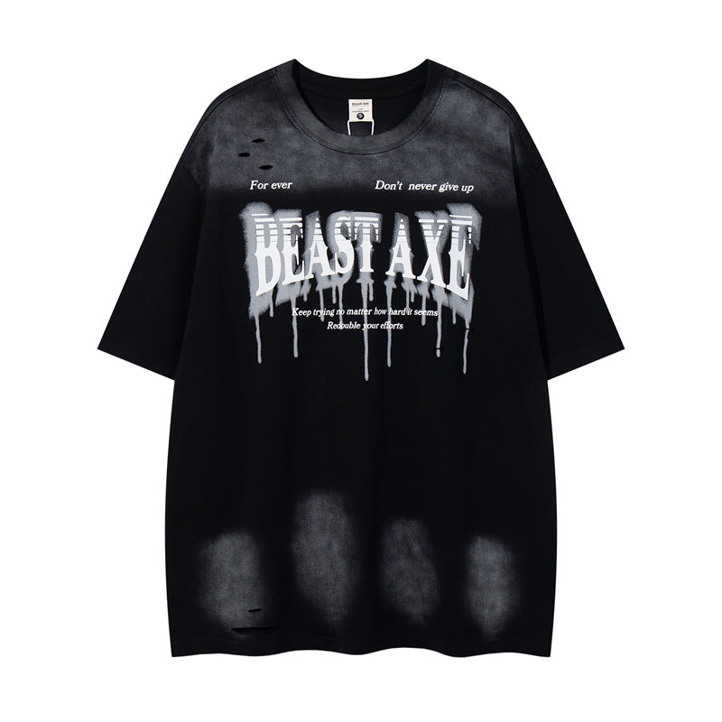 80s Casual Classics Shirts Old Short Sleeve T-Shirts Hip Hop Loose