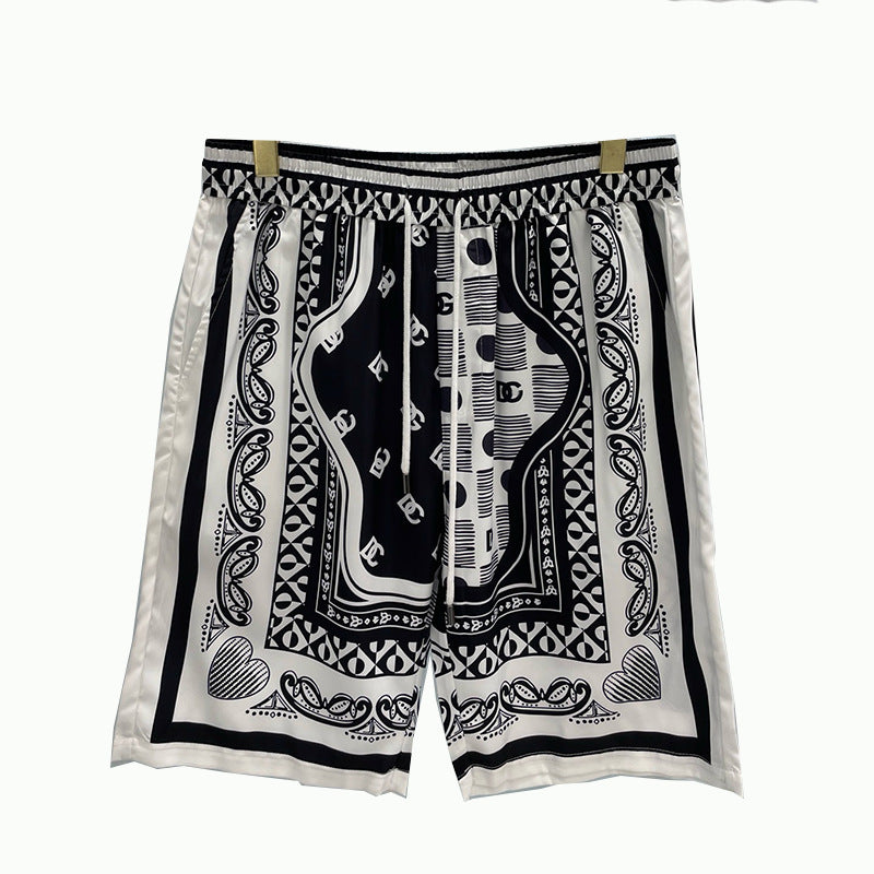 East Coast Shorts Summer Digital Print Men's Beach Pants Shorts