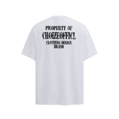 Camisas Vintage Hombre Letter Print Couple Short Sleeve T-Shirt