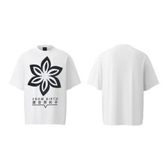 80s Casual Classics Shirts Cartoon Printed Short Sleeve Summer T-Shirt Vintage Loose Casual Crew Neck