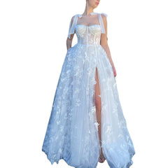 Mariah Carey Dress Sexy Lacing Suspender Skirt Backless Dress Embroidered Butterfly