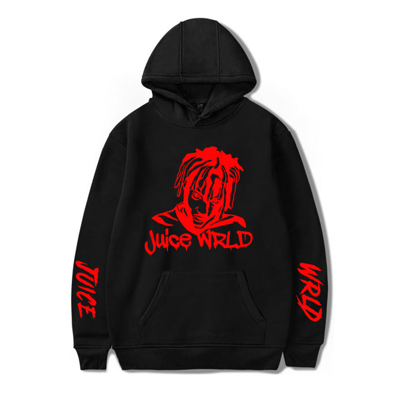 Juice WRLD in Loving Memory Hoodie Rapper Juice WRLD Printed Fashionable Loose Hooded Sweater