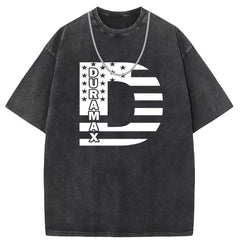 Men T Shirts Pure cotton round neck short-sleeved T-shirt women's washed and old