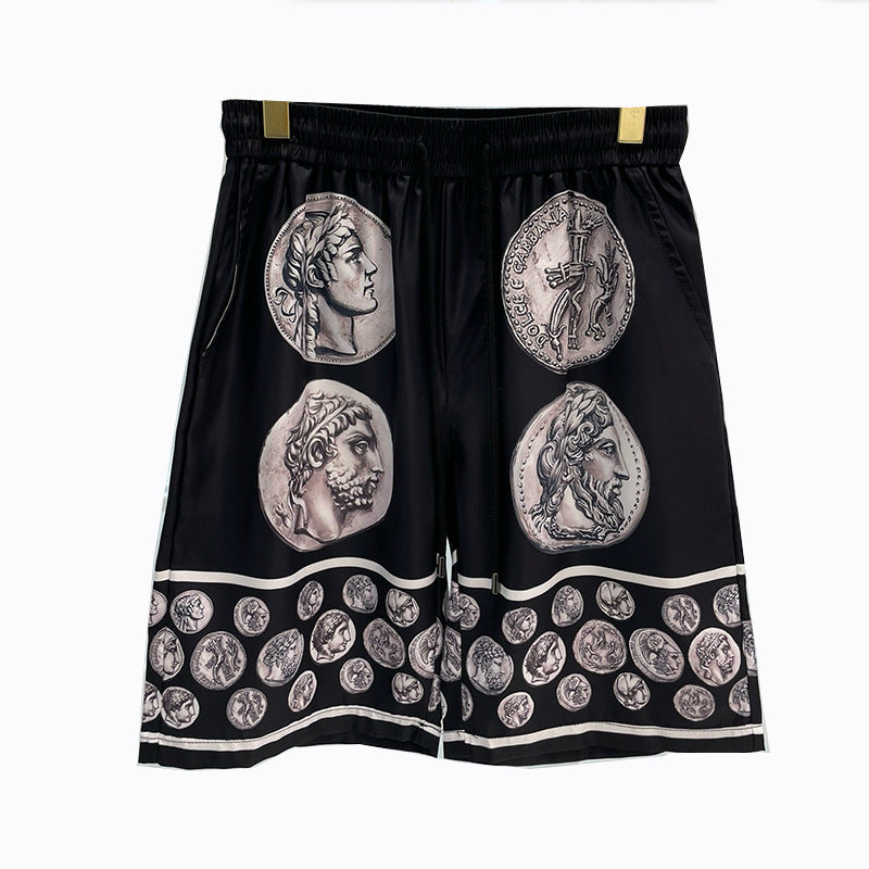 East Coast Shorts Summer Digital Print Men's Beach Shorts