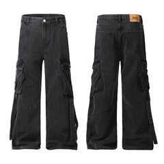 American Men Jeans Vintage Legacy Multi-Bag Jeans Black Jeans