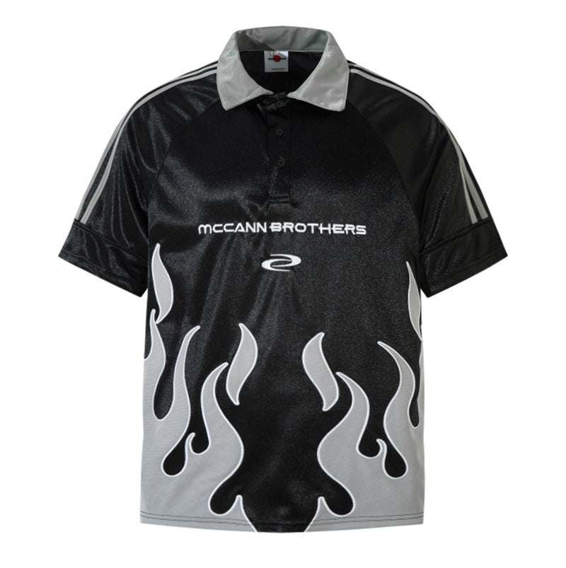 80s Casual Classics Shirts Quick-Drying V-Neck Short Sleeve Spring and Autumn T-Shirts