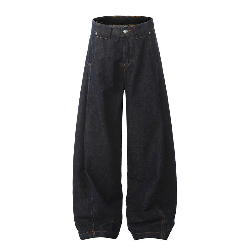 American Mens Jeans Loose Casual Wide Leg Pants