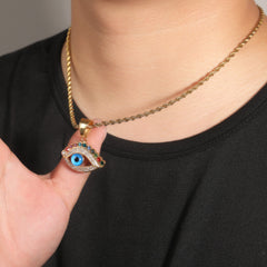 Jewelry Diamond 'Blue Eye' Necklace St. Valentine's Spectrum