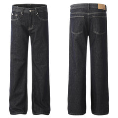 American Men Jeans Retro Wash Old Straight Jeans
