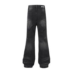 American Men Jeans Retro Jeans Straight Loose Wash Jeans