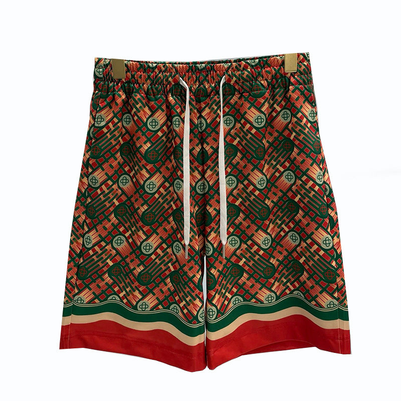 East Coast Shorts Summer Casual Youth Digital Print Men's Shorts Beach Shorts