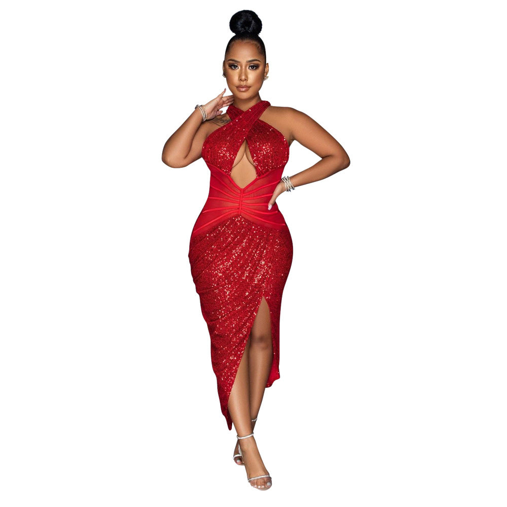 Emily Ratajkowski Dress Elegant Evening Dress Halter Dress