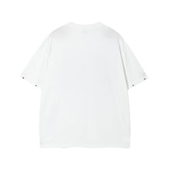 Camisas Vintage Hombre Wings Print Short Sleeve T-Shirt