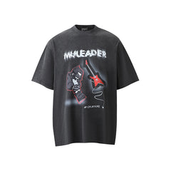 Ellie Seattle Shirt Fun Cartoon Character Print Short Sleeve T-Shirt