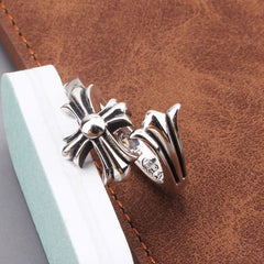 Chrome Heart Ring Personality Fashion