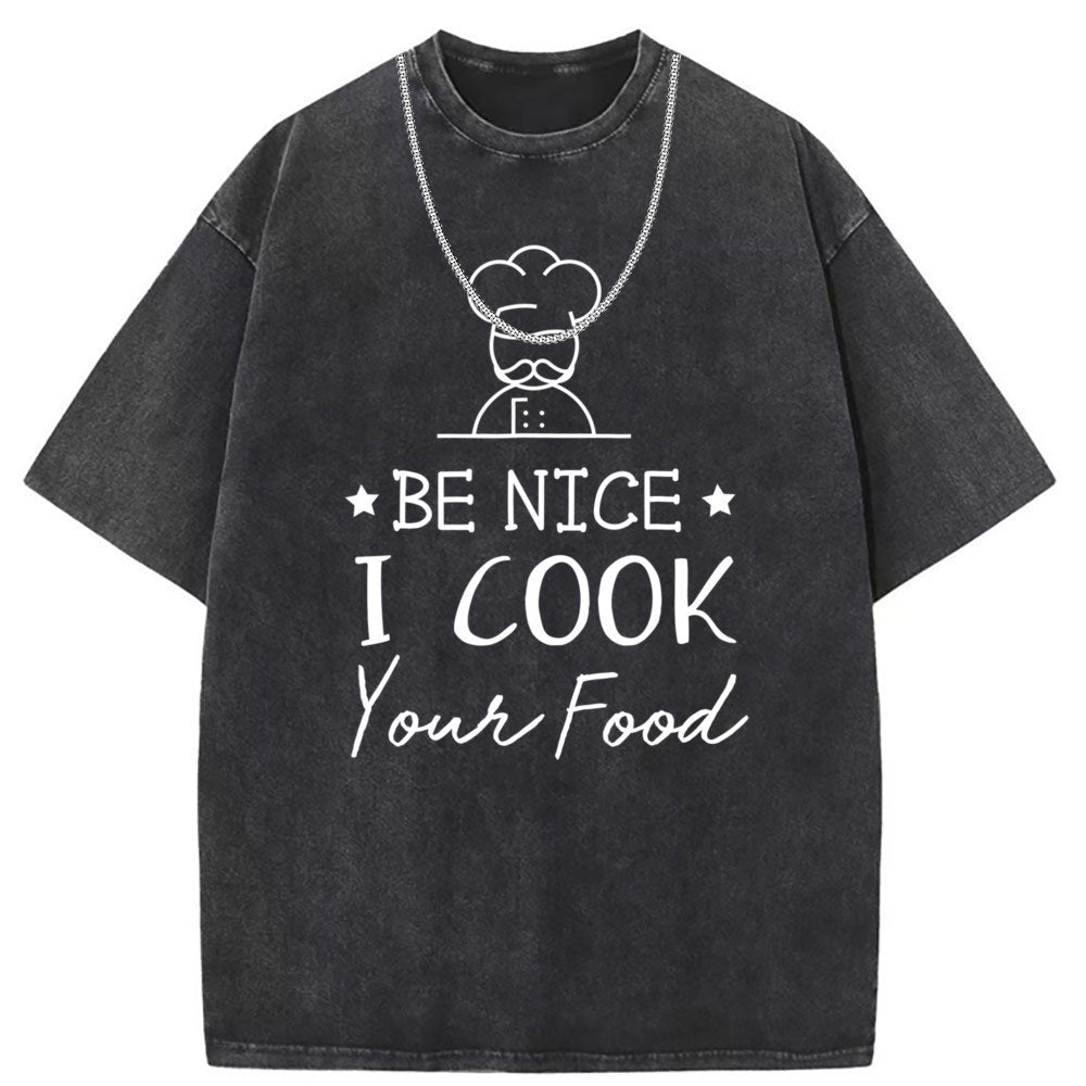 Men T Shirts Old vintage cotton short-sleeved T-shirt